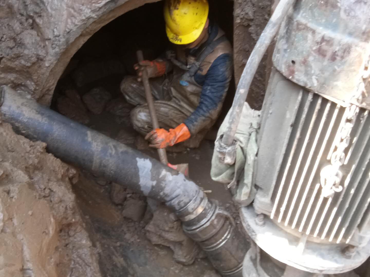 后安镇管道清淤